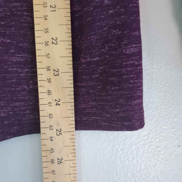 Lot 2 32 Degree Heat Sweat Shirts Women's  Large Purple/Green Cowl Neck Active - Picture 5 of 8